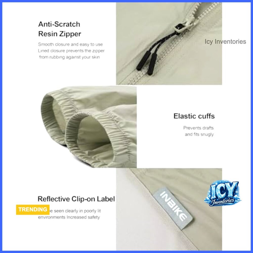 Windproof Lightweight Cycling Jacket, Breathable … - image 6